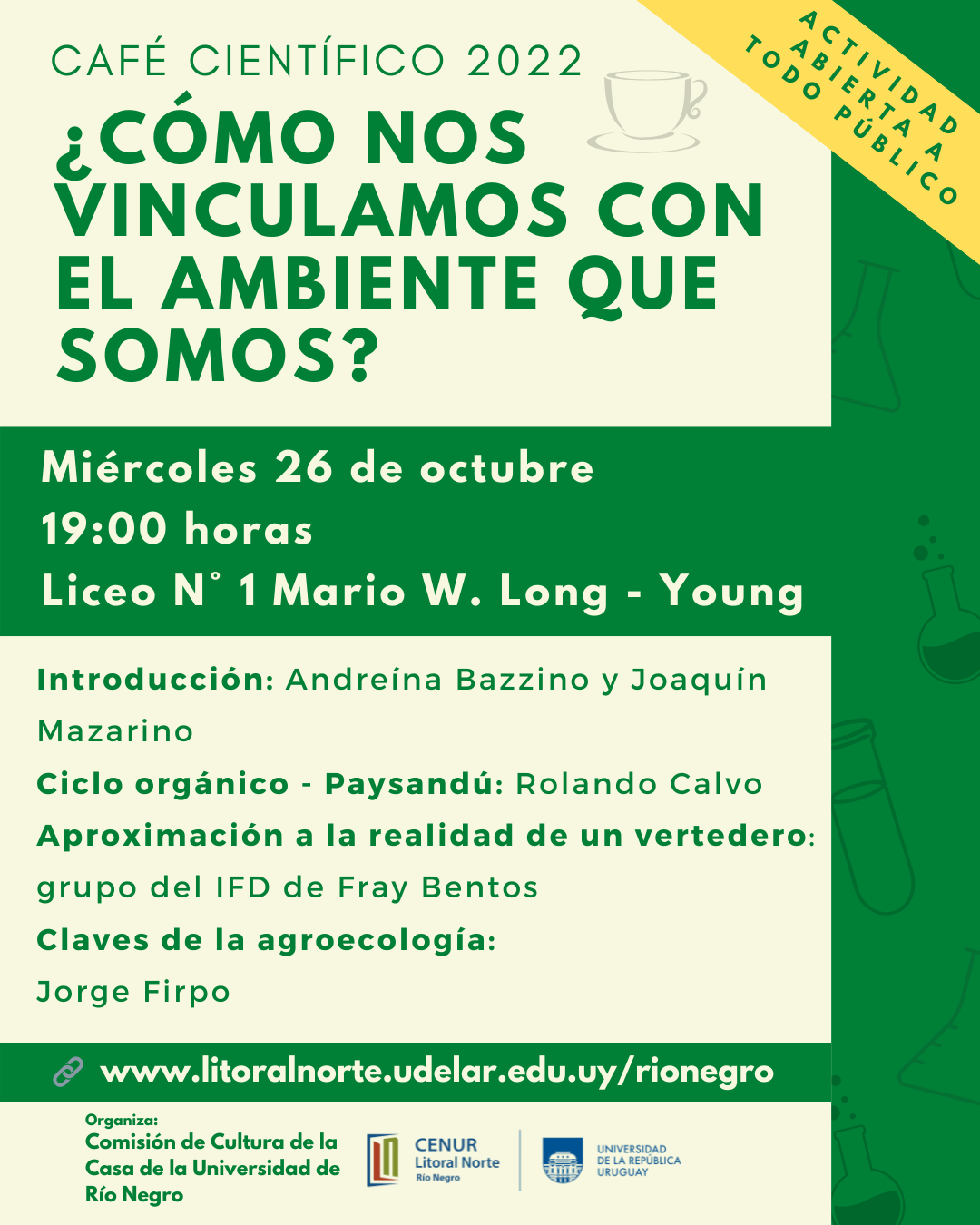 Afiche Café científico Young