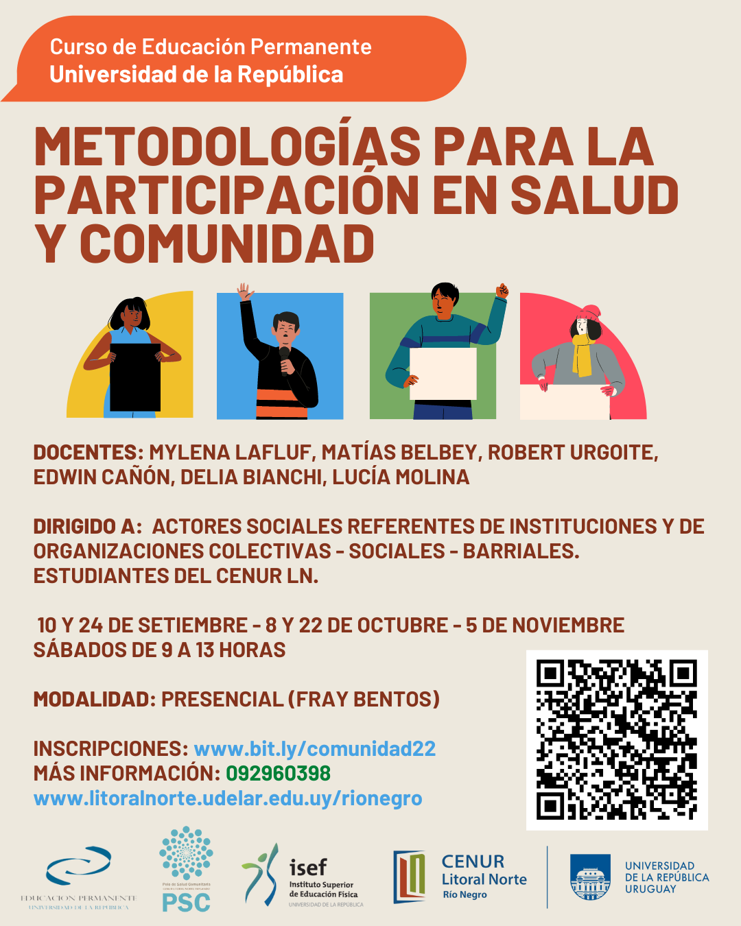 Afiche EduPer Metedologías Salud Comunidad 2022