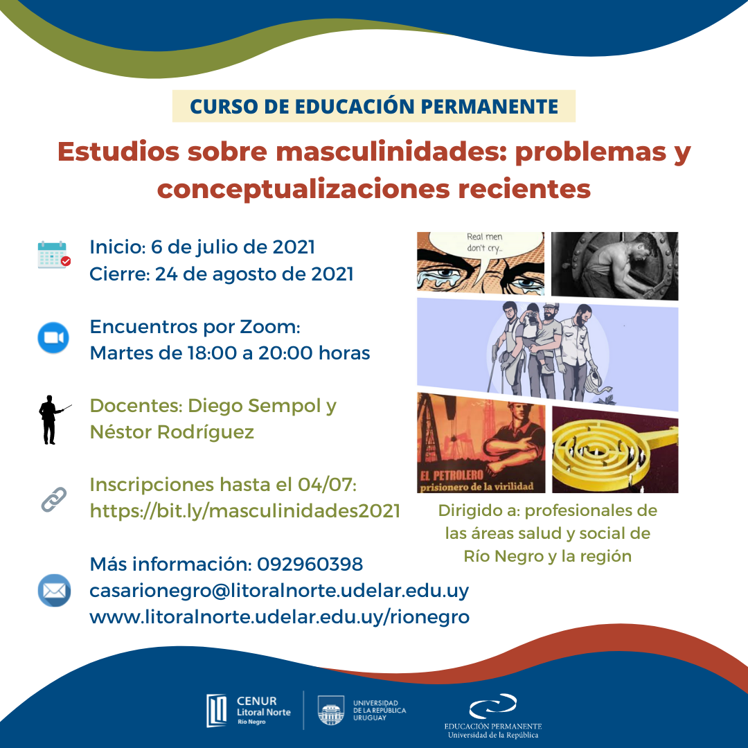 Afiche Sobre masculinidades 2021