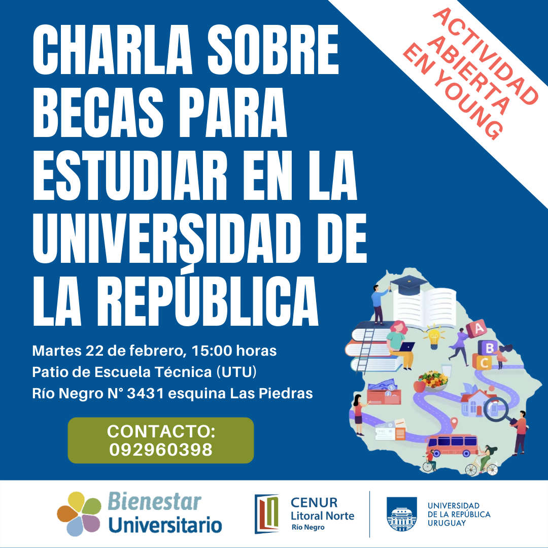 Afiche charla Bienestar Young