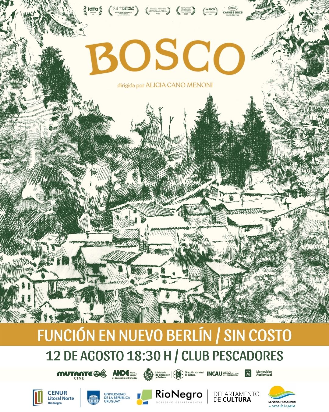 Afiche cine Bosco Nuevo Berlín 2022