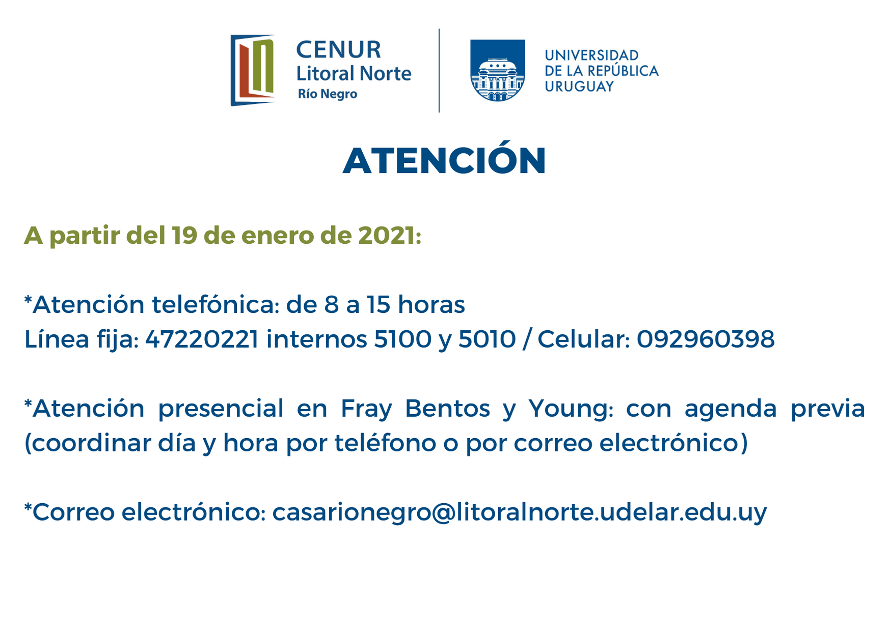 Atención 2021