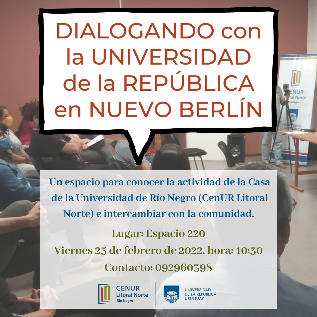 Dialogando con la UdelaR Nuevo Berlín