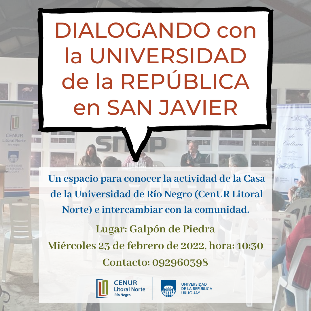 Dialogando con la UdelaR San Javier