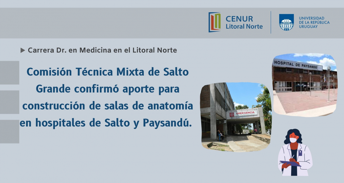 CTM de Salto Grande aporta 60.000 dólares para las salas de Anatomía en Salto y Paysandú