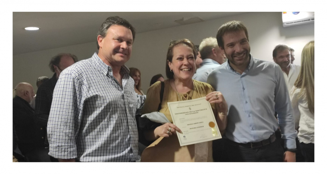 Graciela Carreño y Néstor Campos recibieron título Profesor Ad Honorem de la Facultad de Medicina