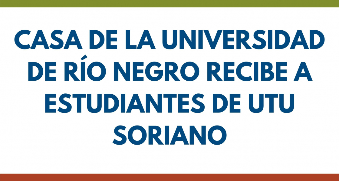 Recibimos estudiantes de UTU de Soriano