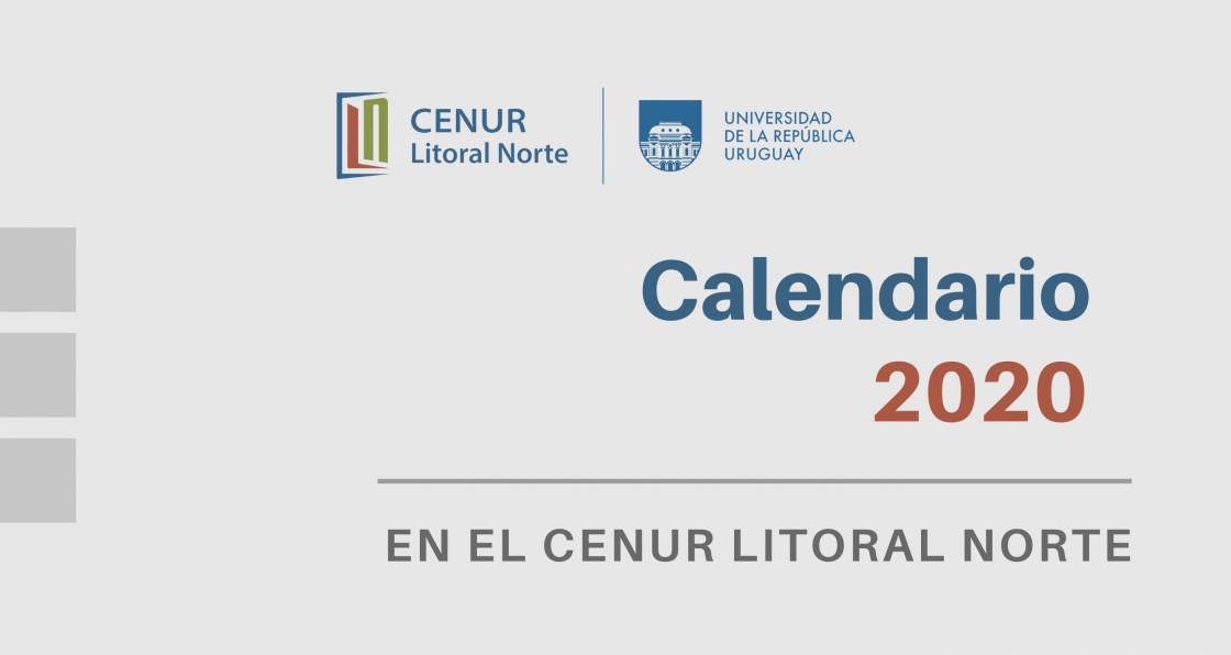 Calendario académico Cenur Litoral Norte