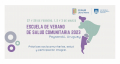 VI Escuela de Verano de Salud Comunitaria de los Países del Mercosur